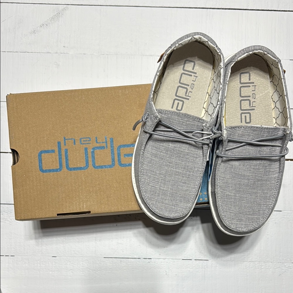 Hey Dude Kids Shoes in Gray